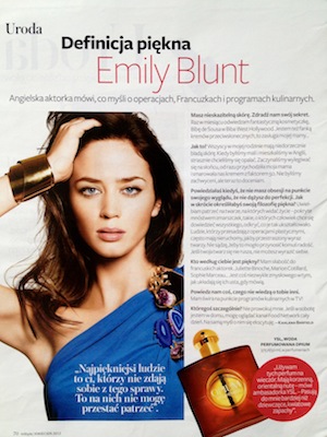 Ulubione perfumy Emily Blunt Instyle