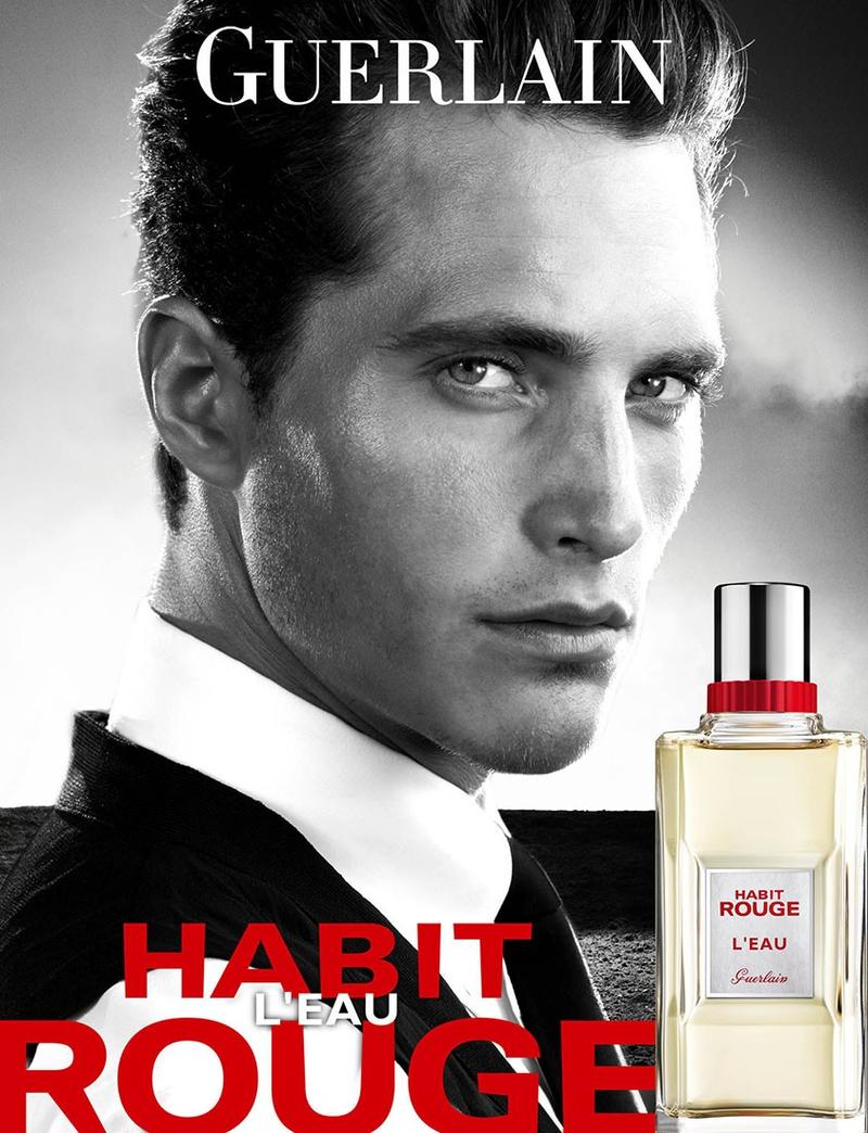 Reklama perfum Guerlain Habit Rouge L'eau