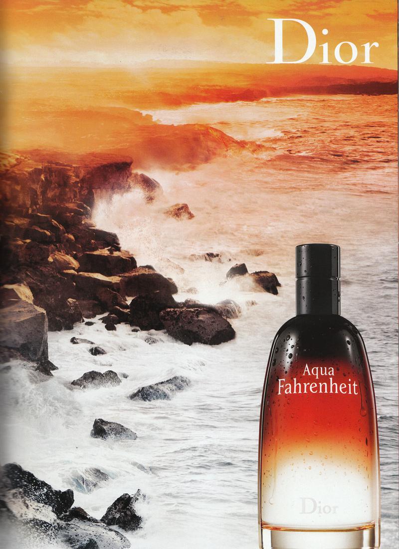 Reklama perfum Dior Aqua Fahrenheit
